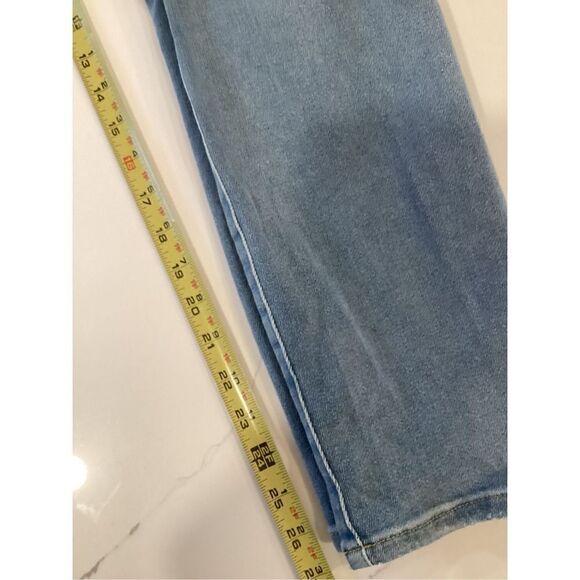 Good American Womens Good Legs Denim Jeans Sz 15 (34.5”) Distressed Stretch Plus - Picture 8 of 10